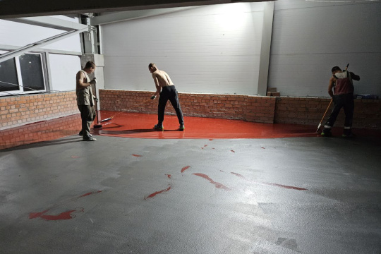 ООО Зубр Энерджи, г. Пинск. Этап 2 производства промышленного пола